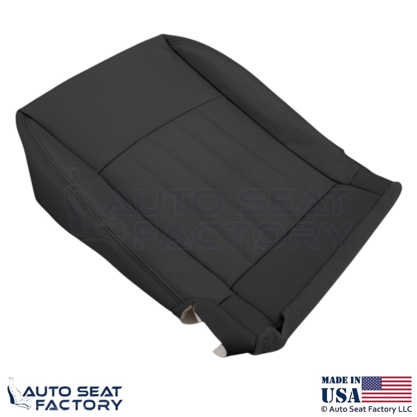 2008-2012 For Infiniti EX35 Genuine Leather Passenger Bottom Seat Cover Graphite - OEM-Style Replacement Seat Cover