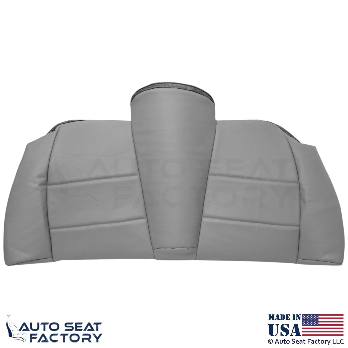 1998-2000 For BMW 323i Convertible Genuine Leather Rear Bench Bottom Cover Gray - OEM-Style Replacement Seat Cover