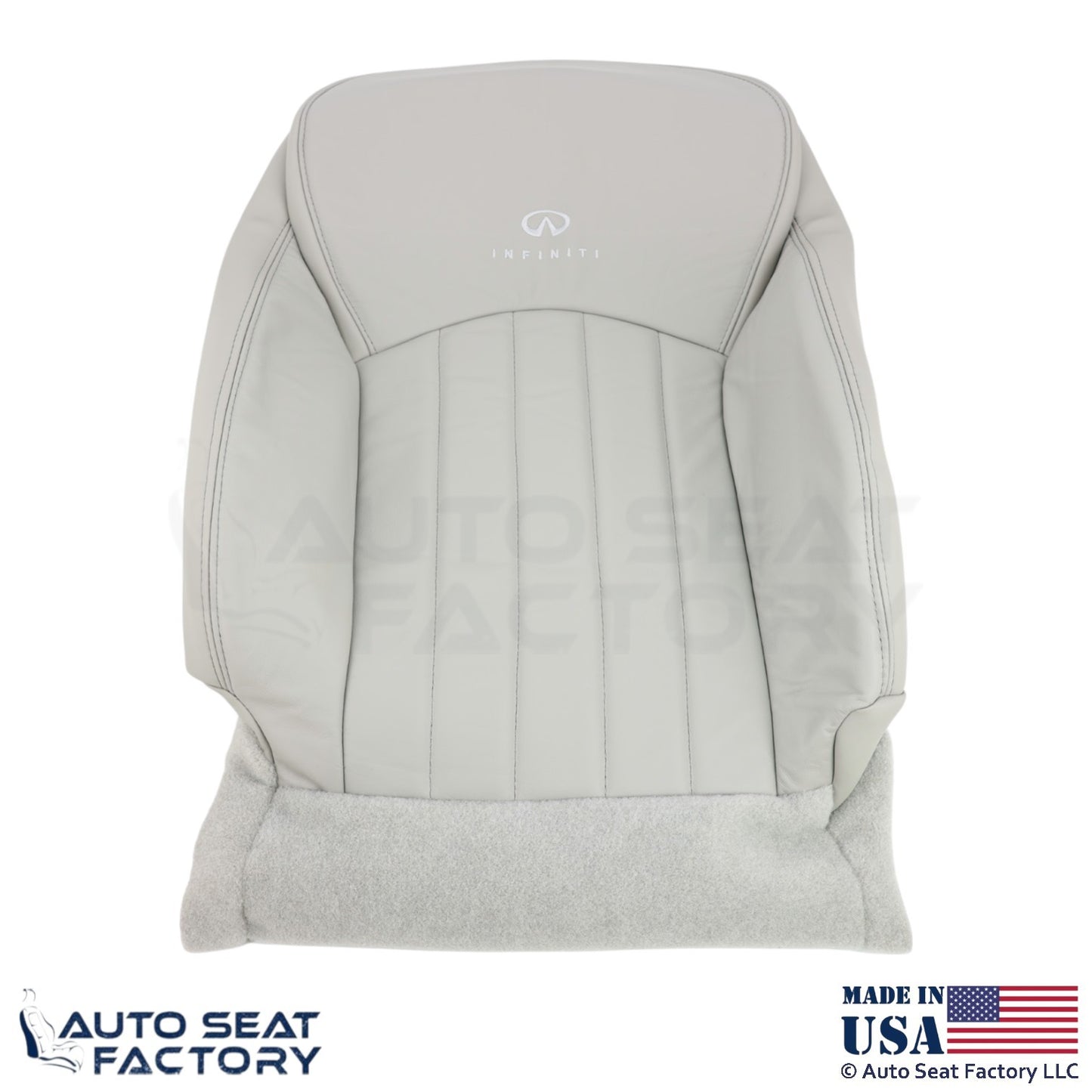 2008-2012 Fits Infiniti EX35 Genuine Leather Front Driver Side Seat Covers Wheat - OEM-Style Replacement Seat Cover