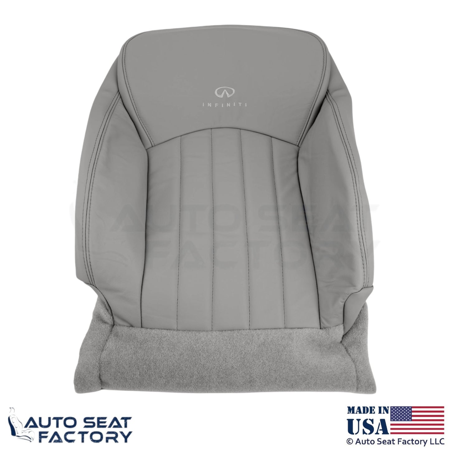 2008-2010 For Infiniti EX35 Genuine Leather Driver Side Replacement Covers Stone - OEM-Style Replacement Seat Cover