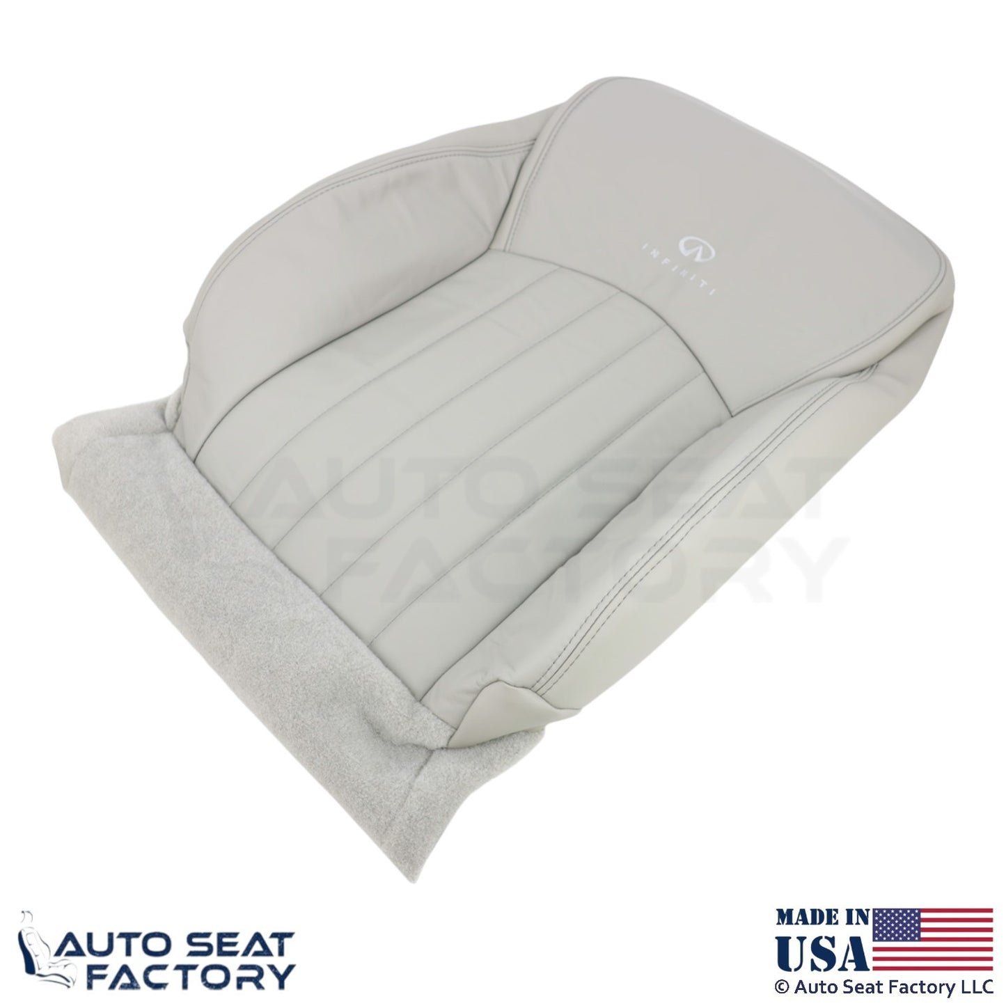 2008-2012 Fits Infiniti EX35 Genuine Leather Front Replacement Seat Covers Wheat - OEM-Style Replacement Seat Cover