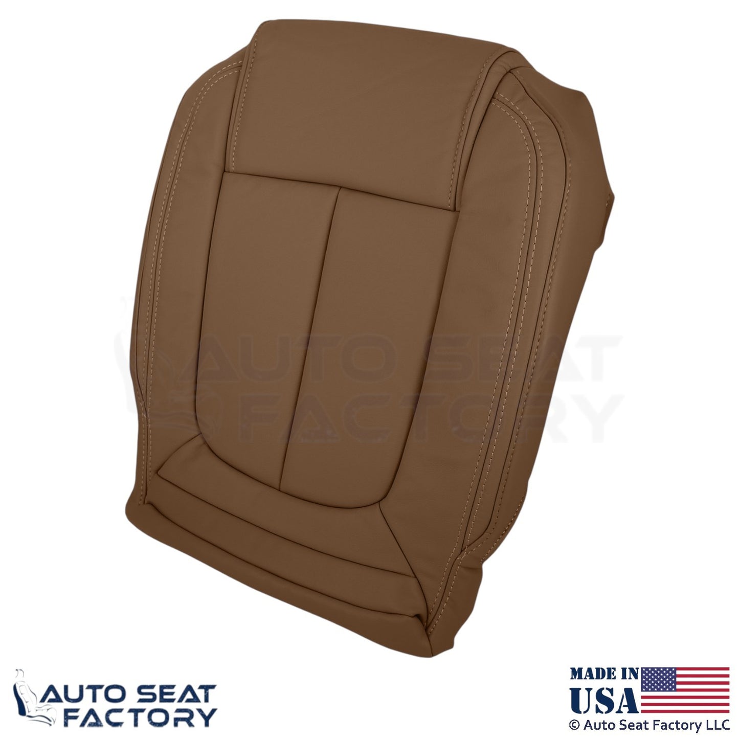 2014-2016 Fits Buick LaCrosse Genuine Leather Front Bottom Covers Choccachino - OEM-Style Replacement Seat Cover