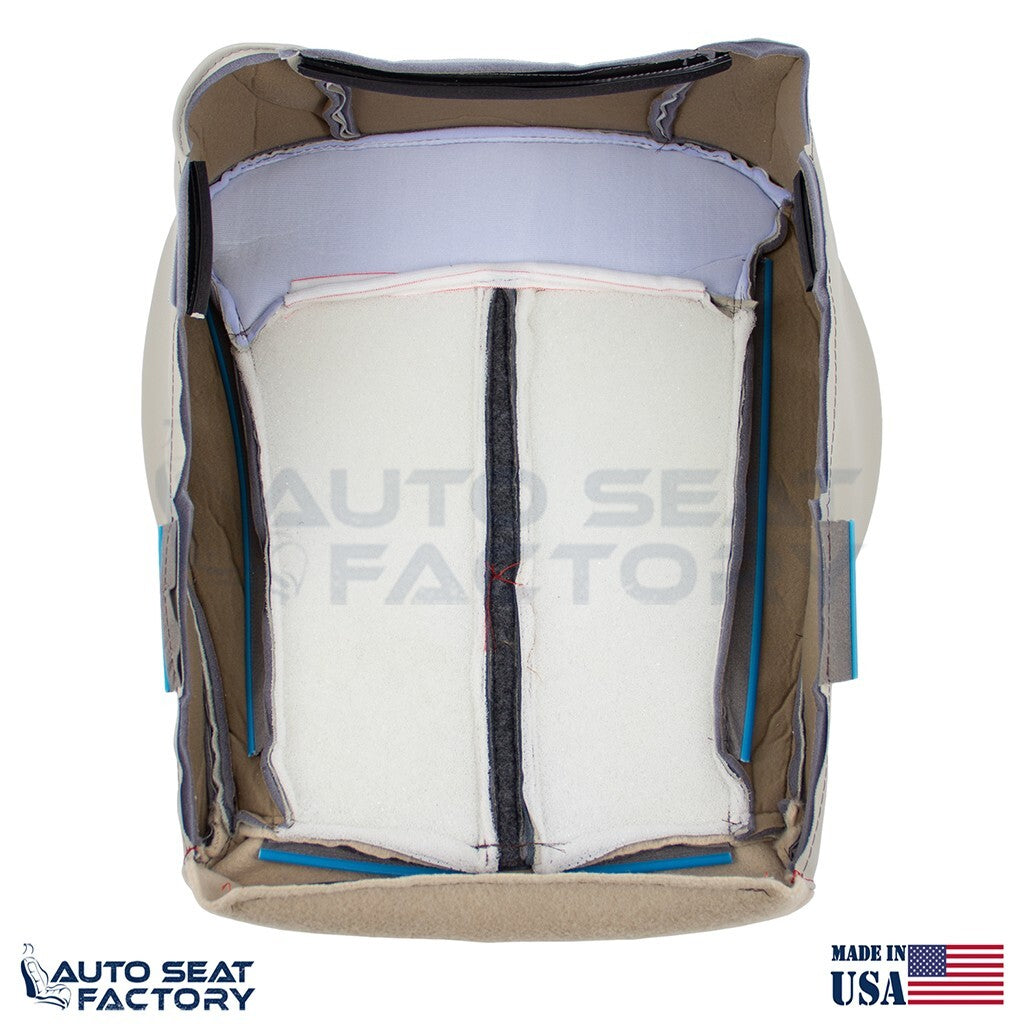 2011 -2015 Fits Lincoln MKX Driver Bottom Ceramic/black Vinyl Seat Cover, Perf - OEM-Style Replacement Seat Cover