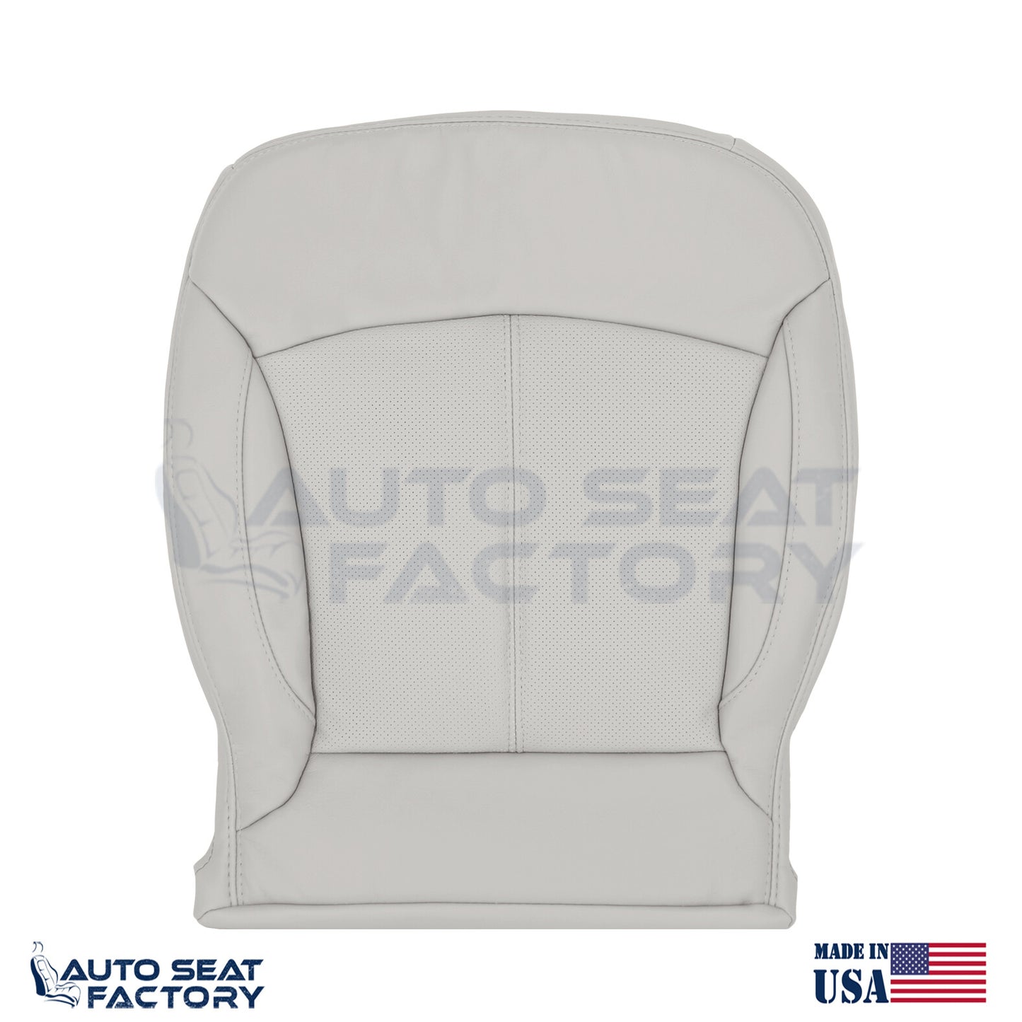 Fits 2010 - 2013 Buick Lacrosse Driver Bottom Vinyl Seat Cover, Perforated - OEM-Style Replacement Seat Cover