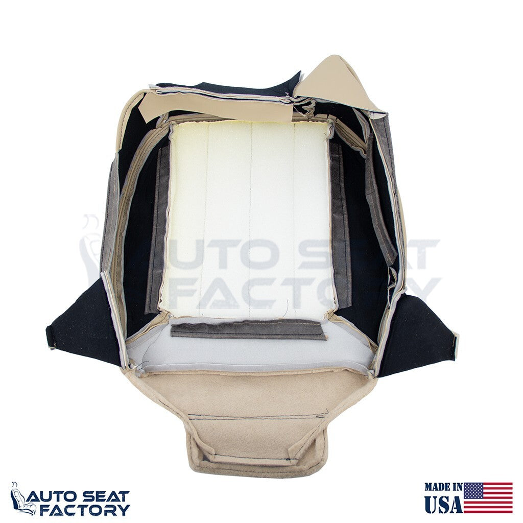 2003 2004 Fits Lincoln LS LEFT & RIGHT Bottom Lt Stone Leather Seat Cover, Perf. - OEM-Style Replacement Seat Cover