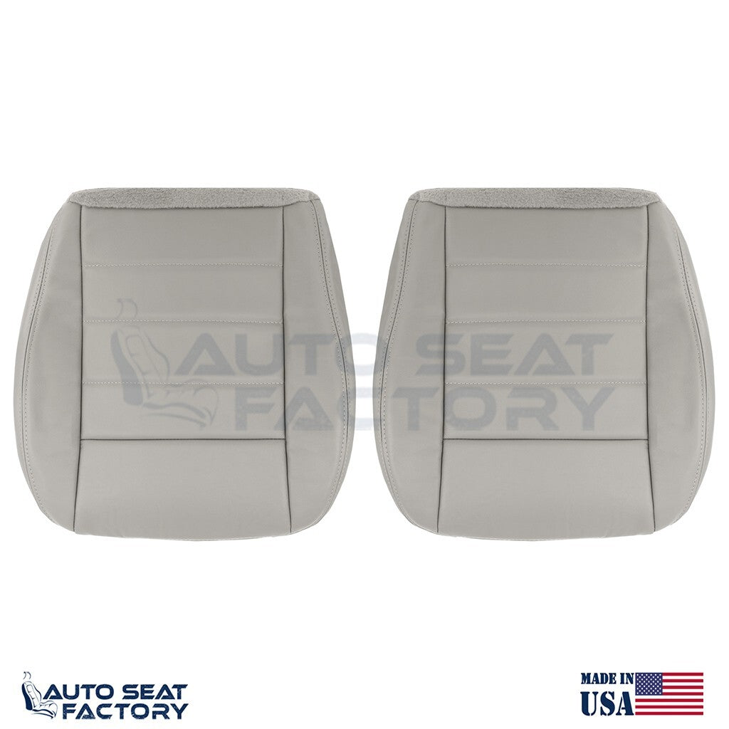 Fits 2006 - 2008 Dodge Magnum Left & Right Bottom Graystone Vinyl Seat Covers - OEM-Style Replacement Seat Cover