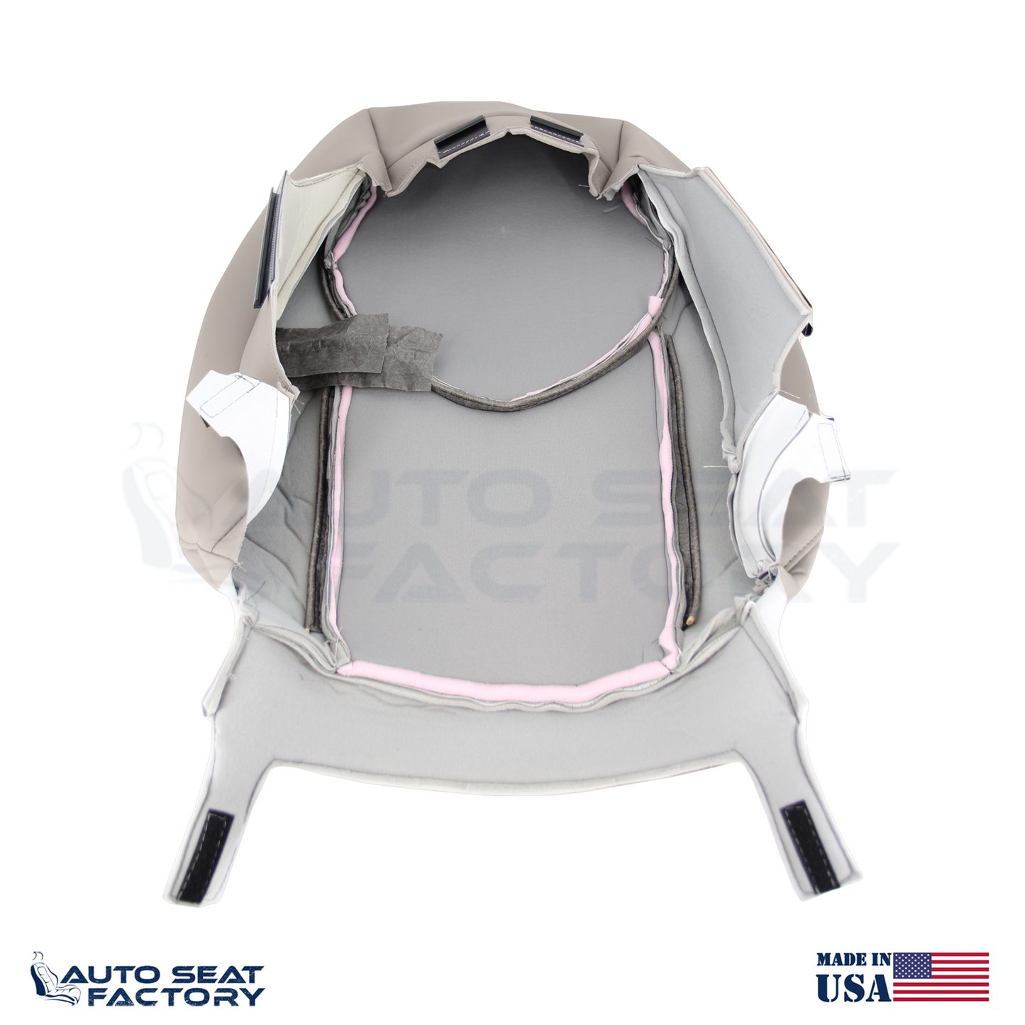 2006 - 2008 Fits Toyota RAV4 Perforated PASSENGER Top Taupe Vinyl Seat Cover - OEM-Style Replacement Seat Cover