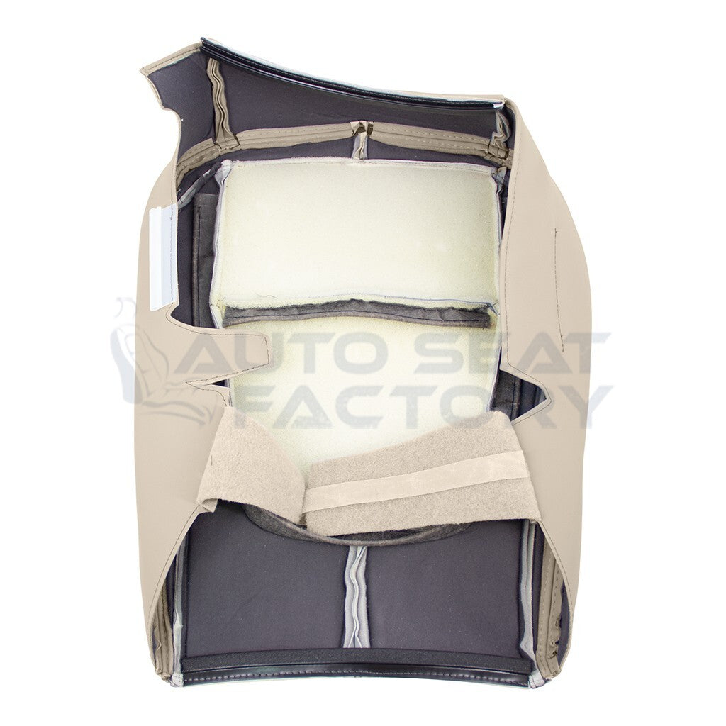 2009 - 2015 Fits Jaguar XF X2 PASSENGER Bottom Tan Leather Seat Cover, Perf. - OEM-Style Replacement Seat Cover