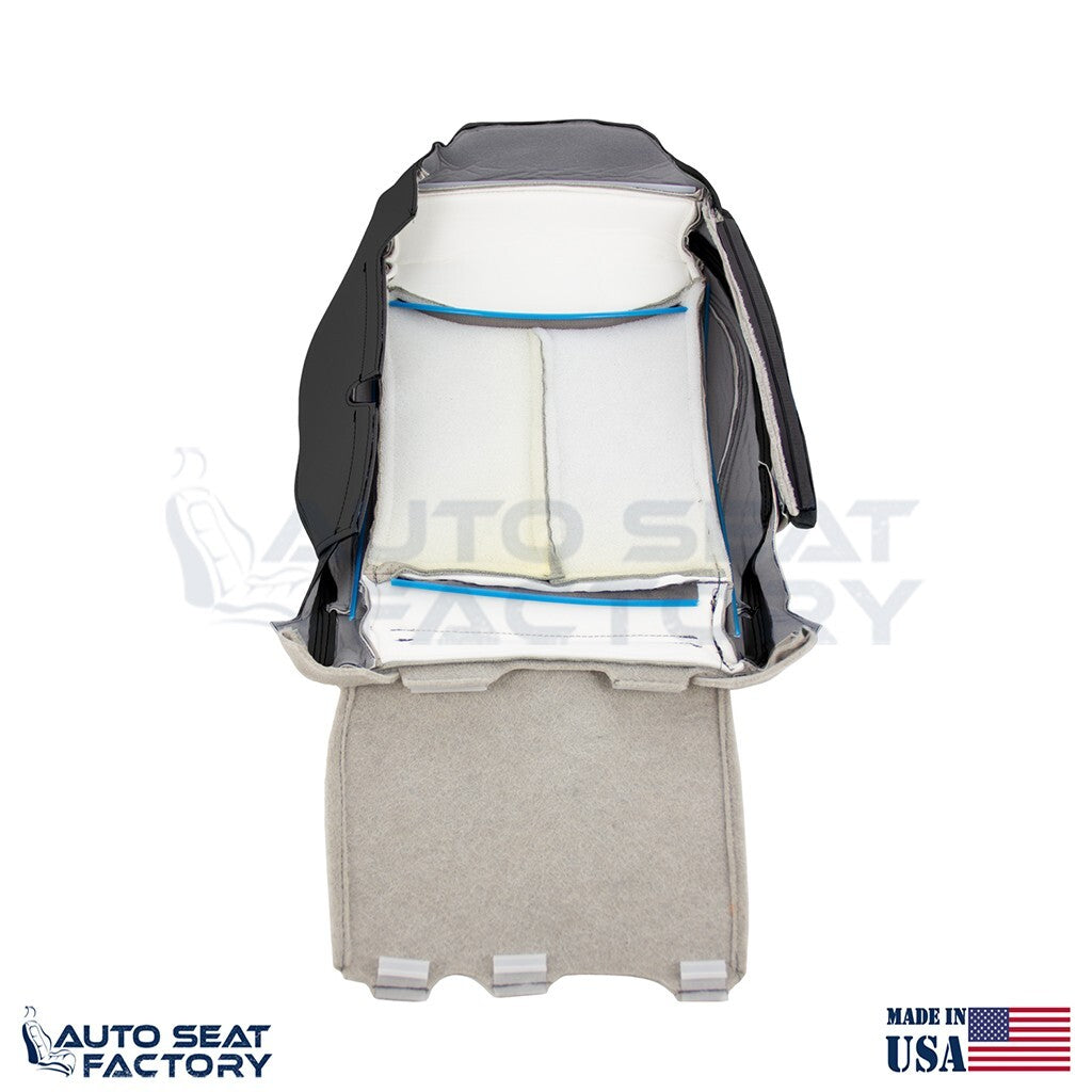 2009 - 2013 Fits Infiniti G37 CONVERTIBLE Bottom Black Vinyl Seat Cover, Perf. - OEM-Style Replacement Seat Cover