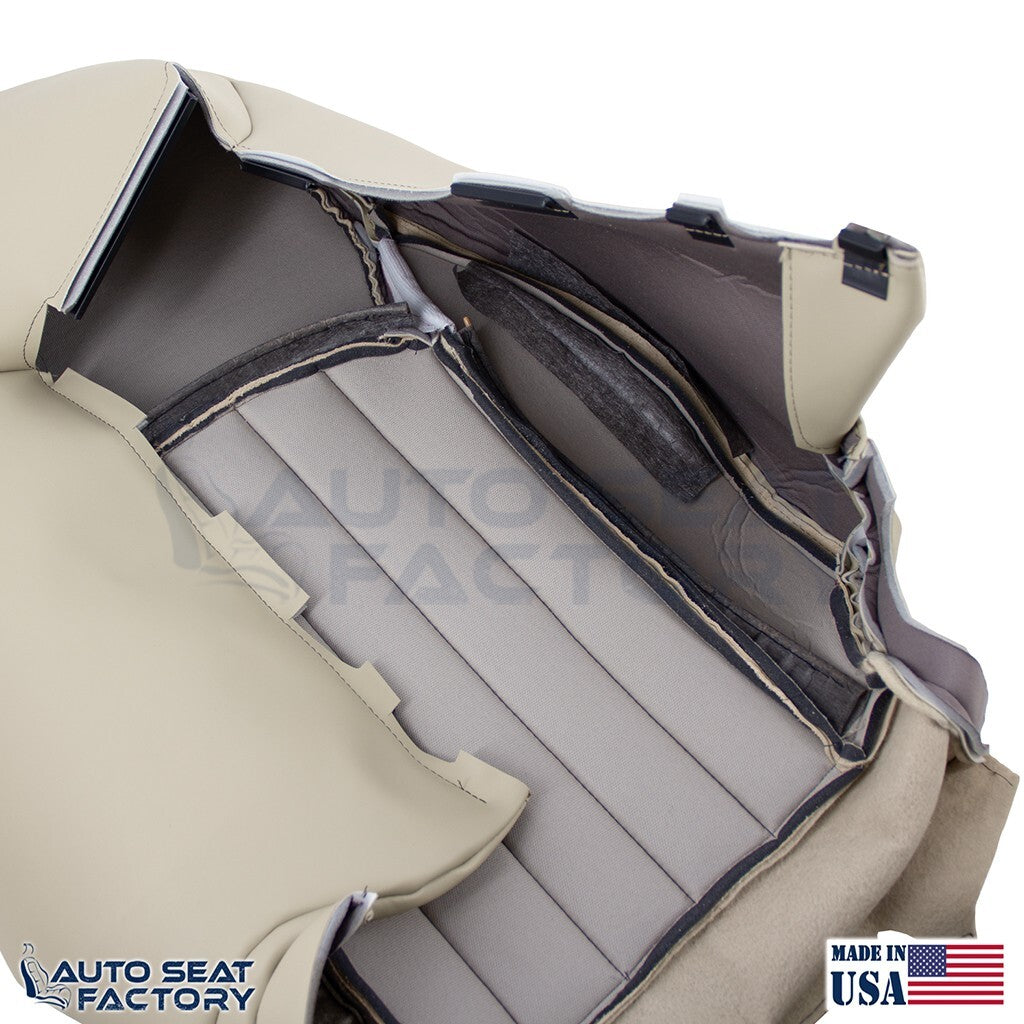 2014 - 2017 Fits Infiniti QX50 PASSENGER Top & Bottom Wheat Leather Seat Covers - OEM-Style Replacement Seat Cover