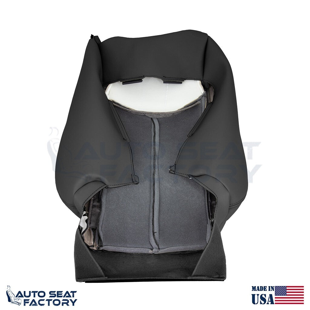 2009 -2013 Fits Infiniti G37 CONVERTIBLE Front 4PC Black Vinyl Seat Cover, Perf - OEM-Style Replacement Seat Cover