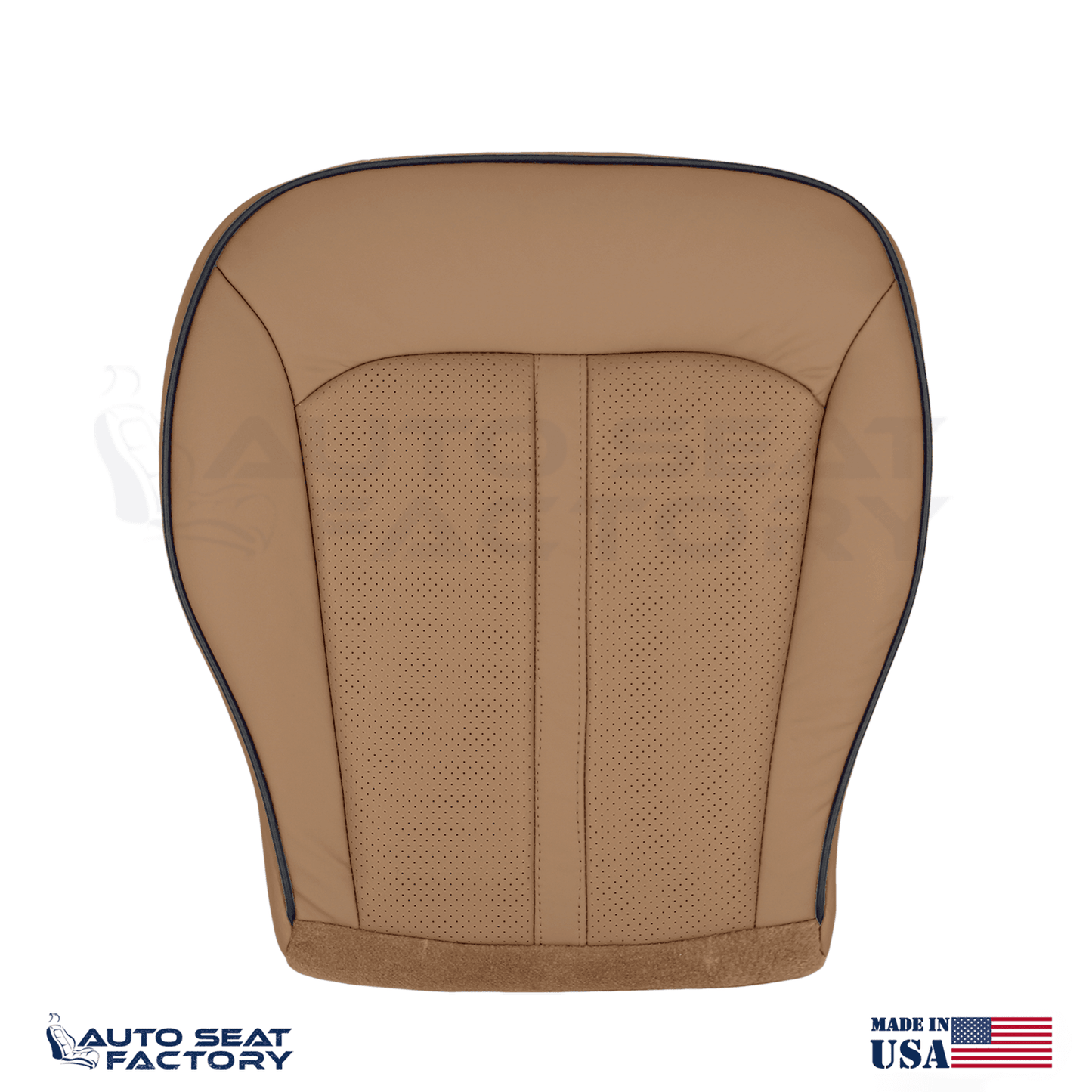 Fits 2011 - 2015 Lincoln MKX PASSENGER Bottom Perforated Seat Cover - OEM-Style Replacement Seat Cover