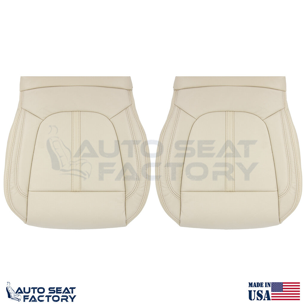 Replacement Driver & Passenger Bottom Seat Covers Fit Lincoln MKZ 2017 - 2020 - OEM-Style Replacement Seat Cover