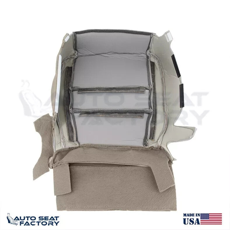 Fits 2007 - 2014 Honda Ridgeline Driver Bottom Perforated Tan Vinyl Seat Cover - OEM-Style Replacement Seat Cover