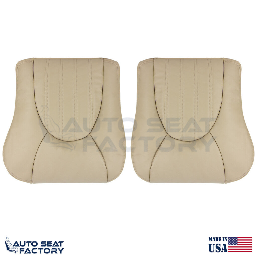 Replacement 1997 - 2000 Jaguar XK8 Driver & Passenger Bottom Leather Seat Covers - OEM-Style Replacement Seat Cover
