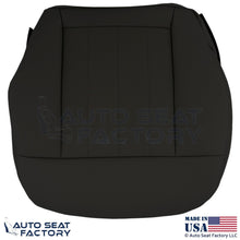 2010-2016 Fits Mercedes Benz E550 E350 Genuine Leather Perf. Bottom Covers Black - OEM-Style Replacement Seat Cover