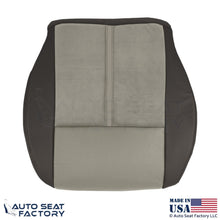 2006-2007 Fits Jeep Grand Cherokee Leather Suede Insert Bottom Seat Covers Gray - OEM-Style Replacement Seat Cover
