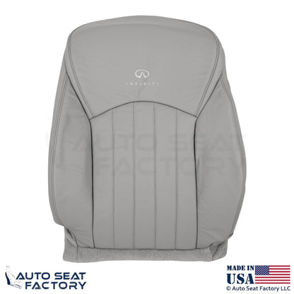2008-2010 Fits Infiniti EX35 Genuine Leather Front Replacement Seat Covers Stone - OEM-Style Replacement Seat Cover