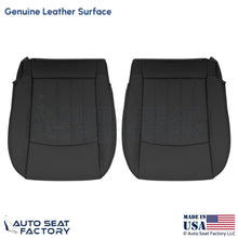 2008-2012 Fits Infiniti EX35 Genuine Leather Front Bottom Seat Covers Graphite - OEM-Style Replacement Seat Cover