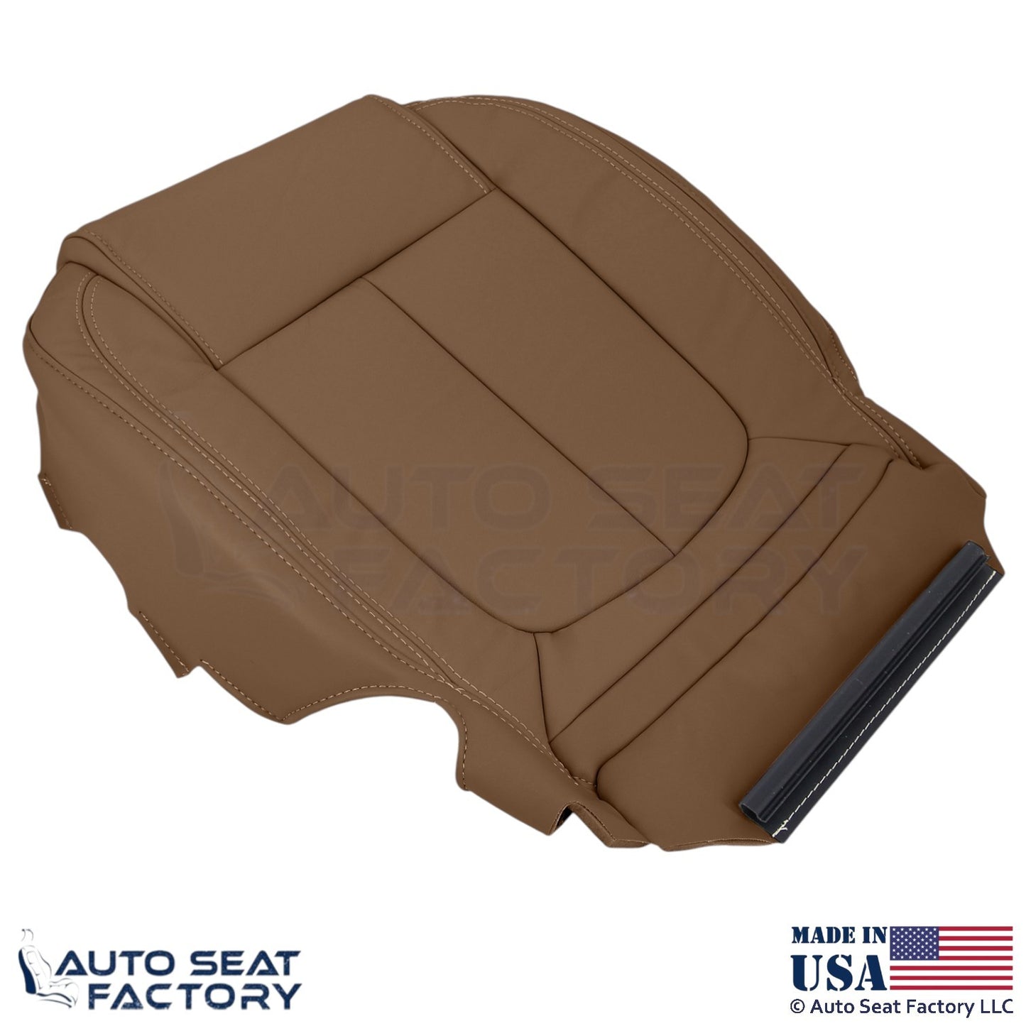 2014-2016 Fits Buick LaCrosse Genuine Leather Front Bottom Covers Choccachino - OEM-Style Replacement Seat Cover