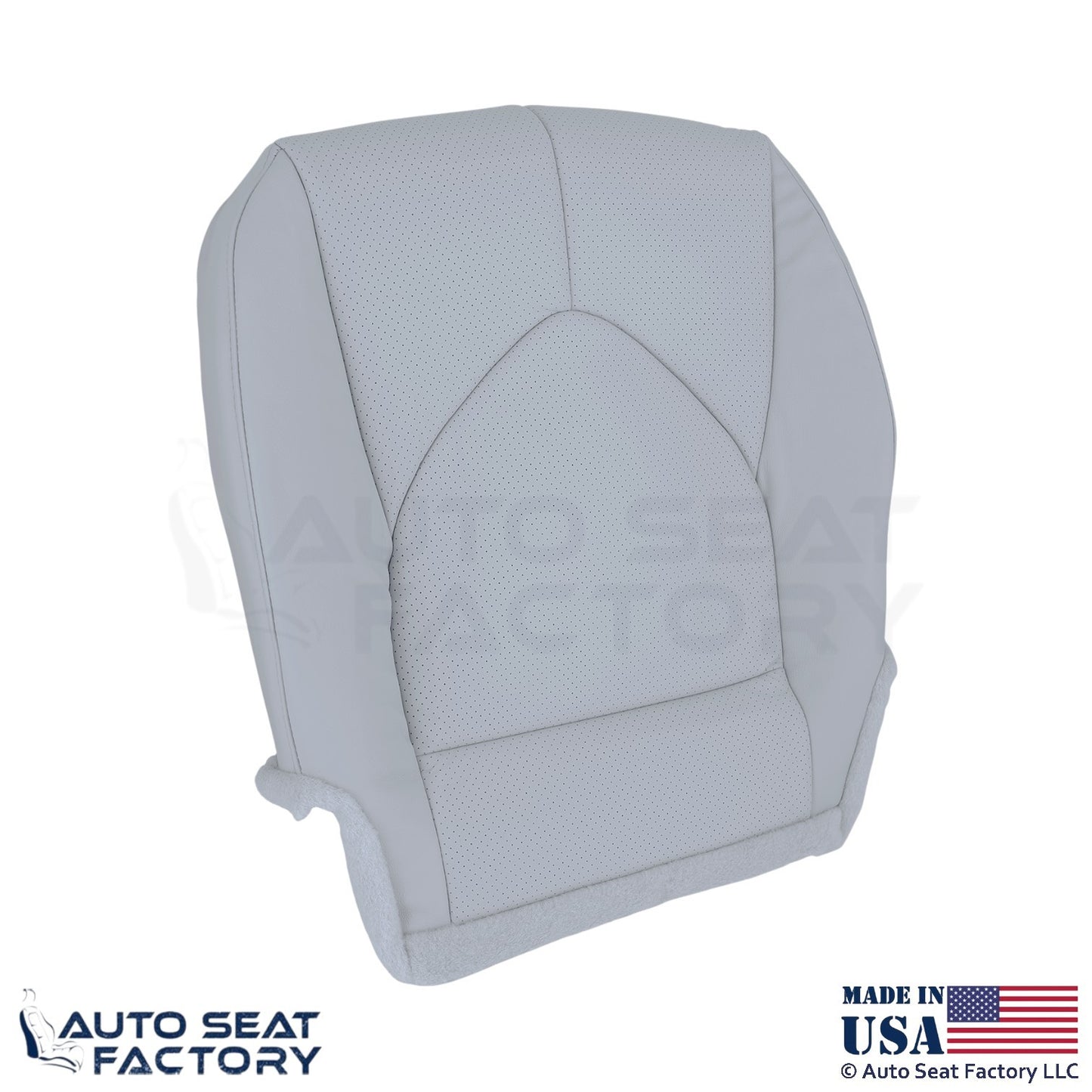 2020-2024 Fits Toyota Highlander Genuine Leather Front Bottom Covers Graphite - OEM-Style Replacement Seat Cover