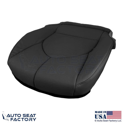 2020-2024 Fits Toyota Highlander Genuine Leather Front Driver Bottom Cover Black - OEM-Style Replacement Seat Cover