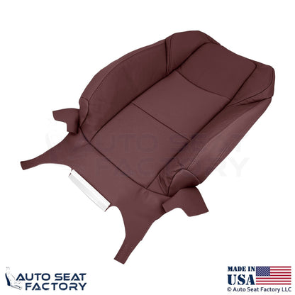 2013-2019 For Cadillac ATS Leatherette Front Driver Side Seat Covers Morello Red - OEM-Style Replacement Seat Cover