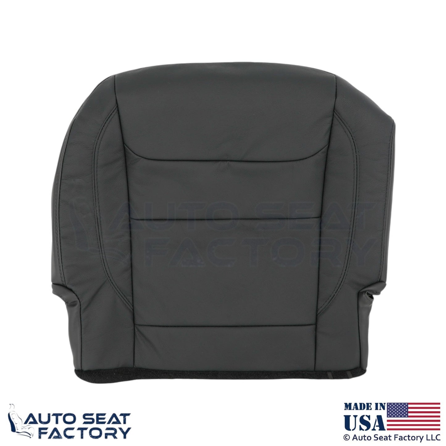 2020 For Dodge Ram 1500 Genuine Leather Rear Bench Bottom Replacement Covers BLK - OEM-Style Replacement Seat Cover