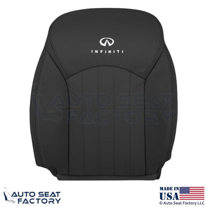 2008-2012 Fits Infiniti EX35 Genuine Leather Driver Side Seat Covers Graphite - OEM-Style Replacement Seat Cover