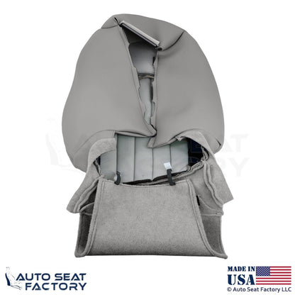 2008-2010 Fits Infiniti EX35 Genuine Leather Front Driver Top Seat Cover Stone - OEM-Style Replacement Seat Cover