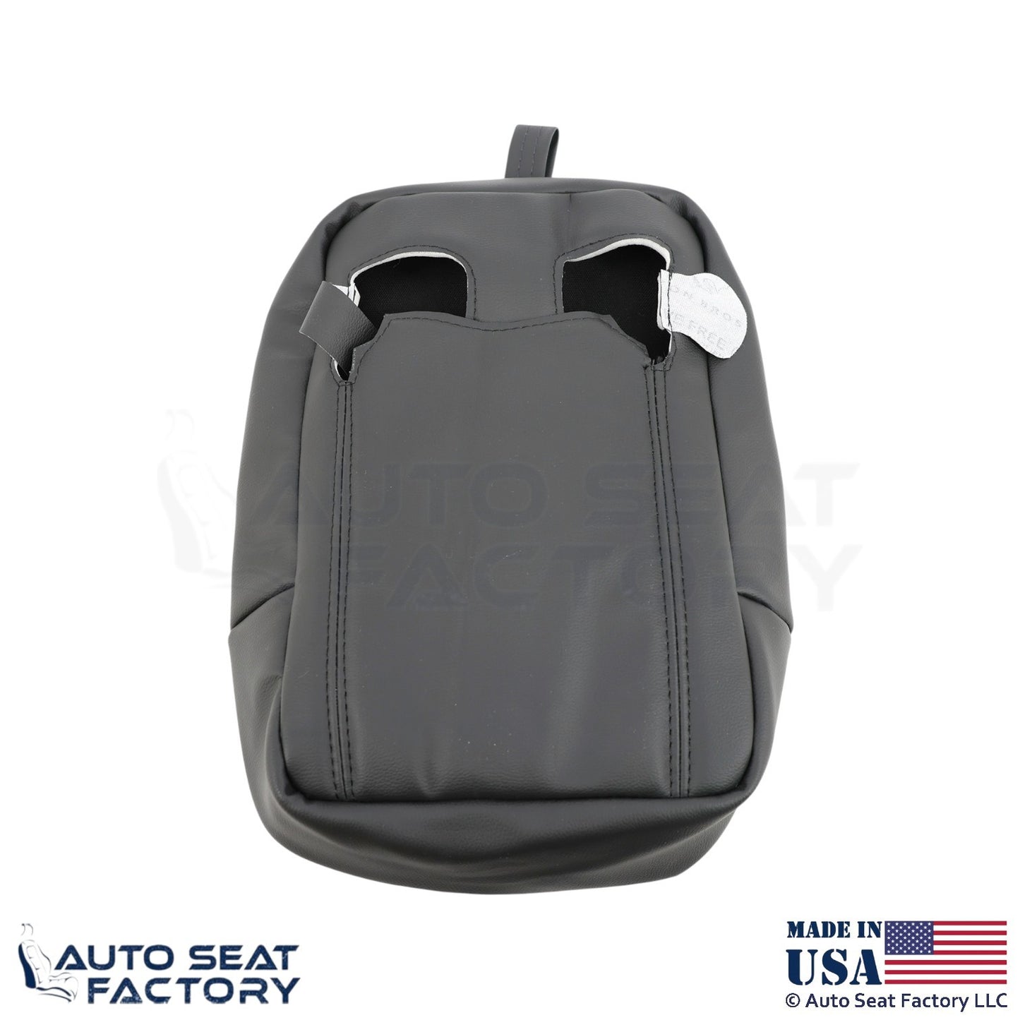 2020 Fits Dodge Ram 1500 Genuine Leather Rear Bench Driver Side Top Cover Black - OEM-Style Replacement Seat Cover