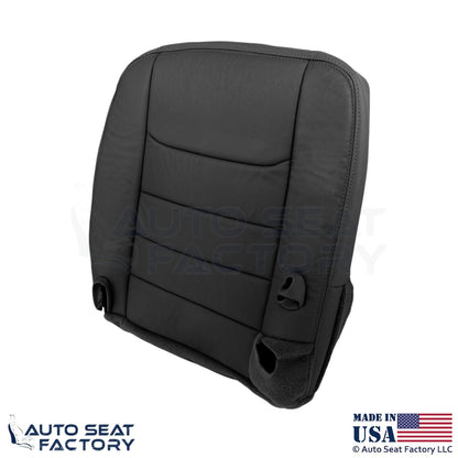 1999-2001 Fits Lincoln Town Car Genuine Leather Front Seat Covers Deep Charcoal - OEM-Style Replacement Seat Cover