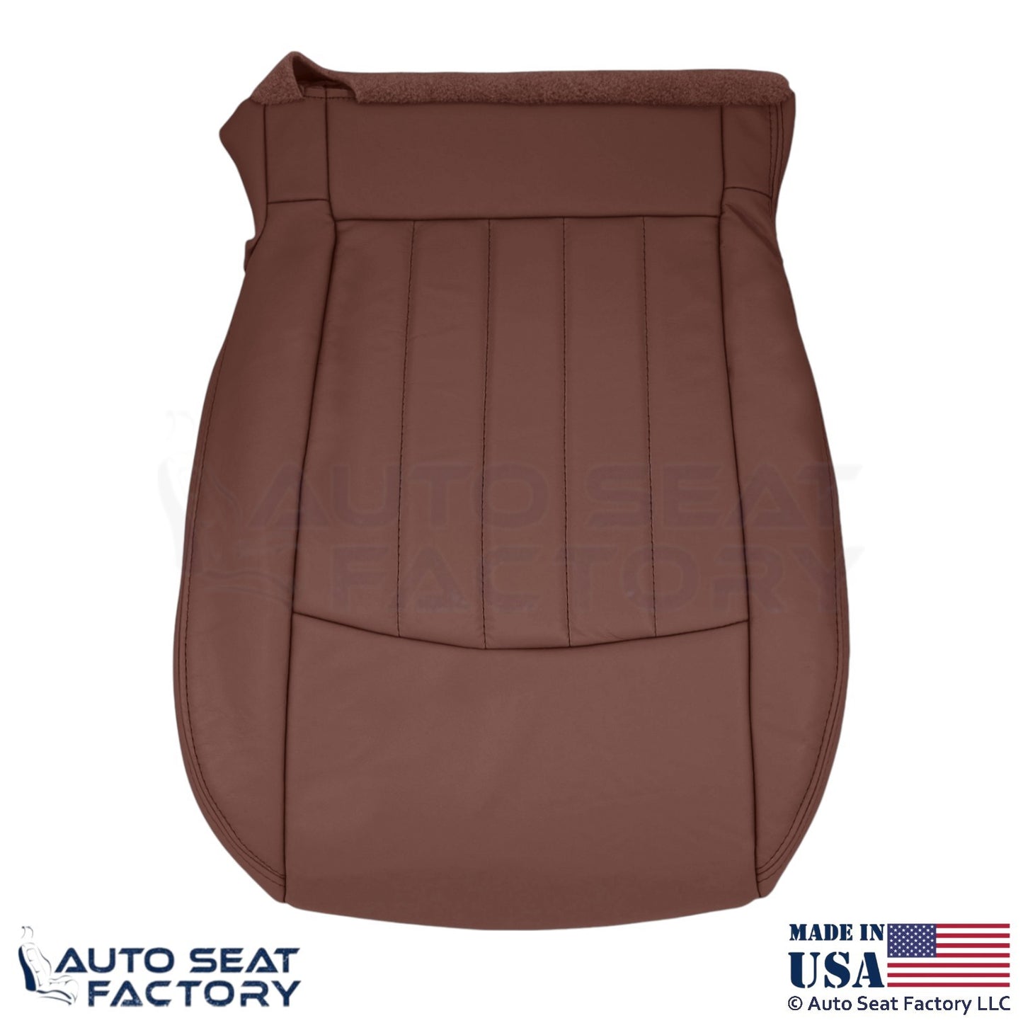 2008-2012 For Infiniti EX35 Genuine Leather Front Passenger Seat Covers Chestnut - OEM-Style Replacement Seat Cover