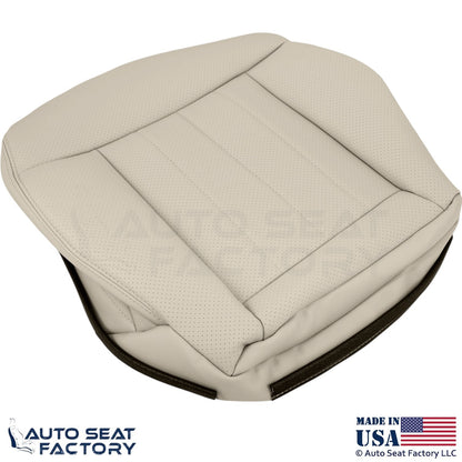 2014-2016 For Mercedes Benz E550 Genuine Leather Prf Passenger Bottom Cover Silk - OEM-Style Replacement Seat Cover