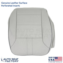 2010-2013 Fits Mercedes Benz R-Class Genuine Leather Driver Bottom Cover Gray - OEM-Style Replacement Seat Cover