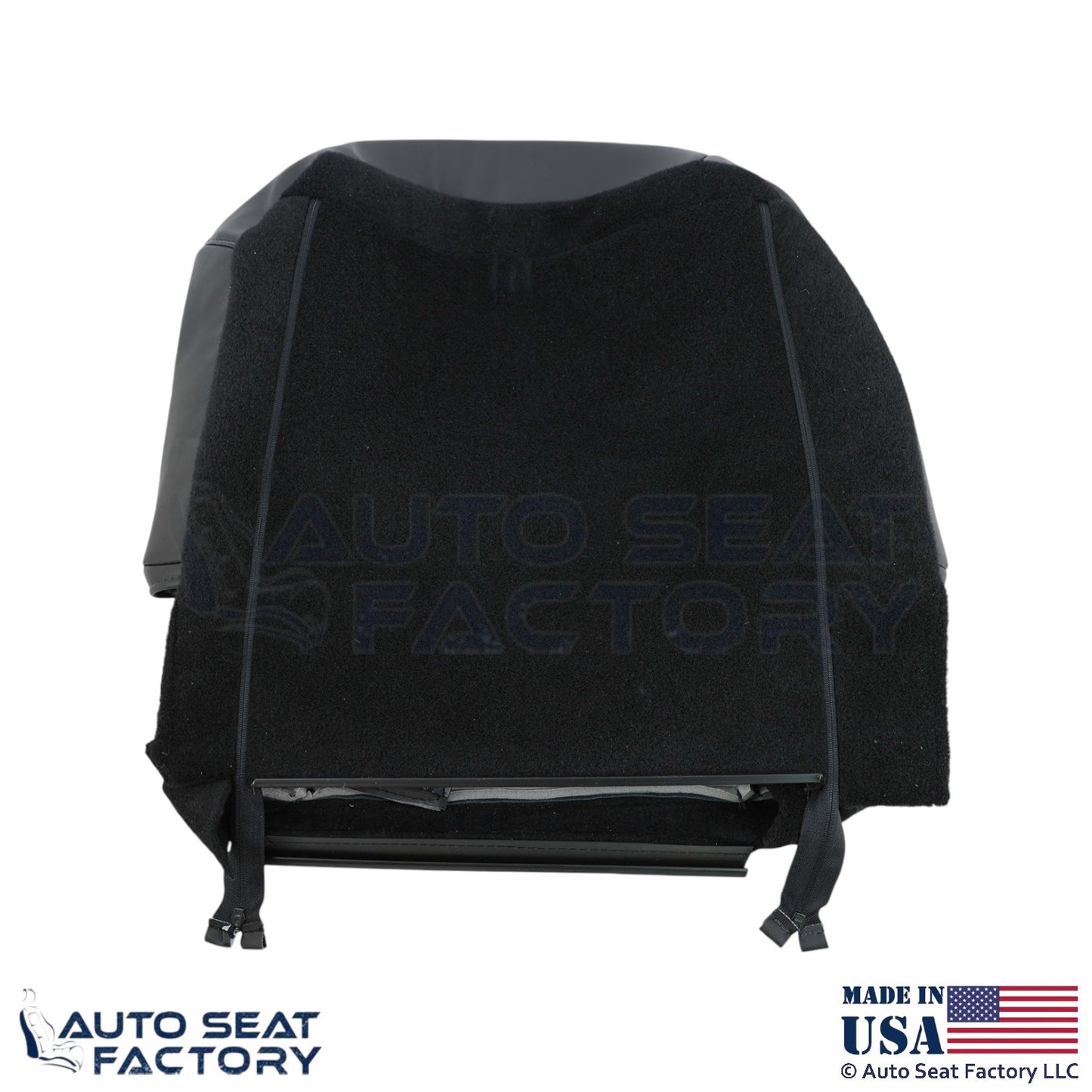 2020 Fits Dodge Ram 1500 Genuine Leather Rear Bench Passenger Bottom Cover Black - OEM-Style Replacement Seat Cover