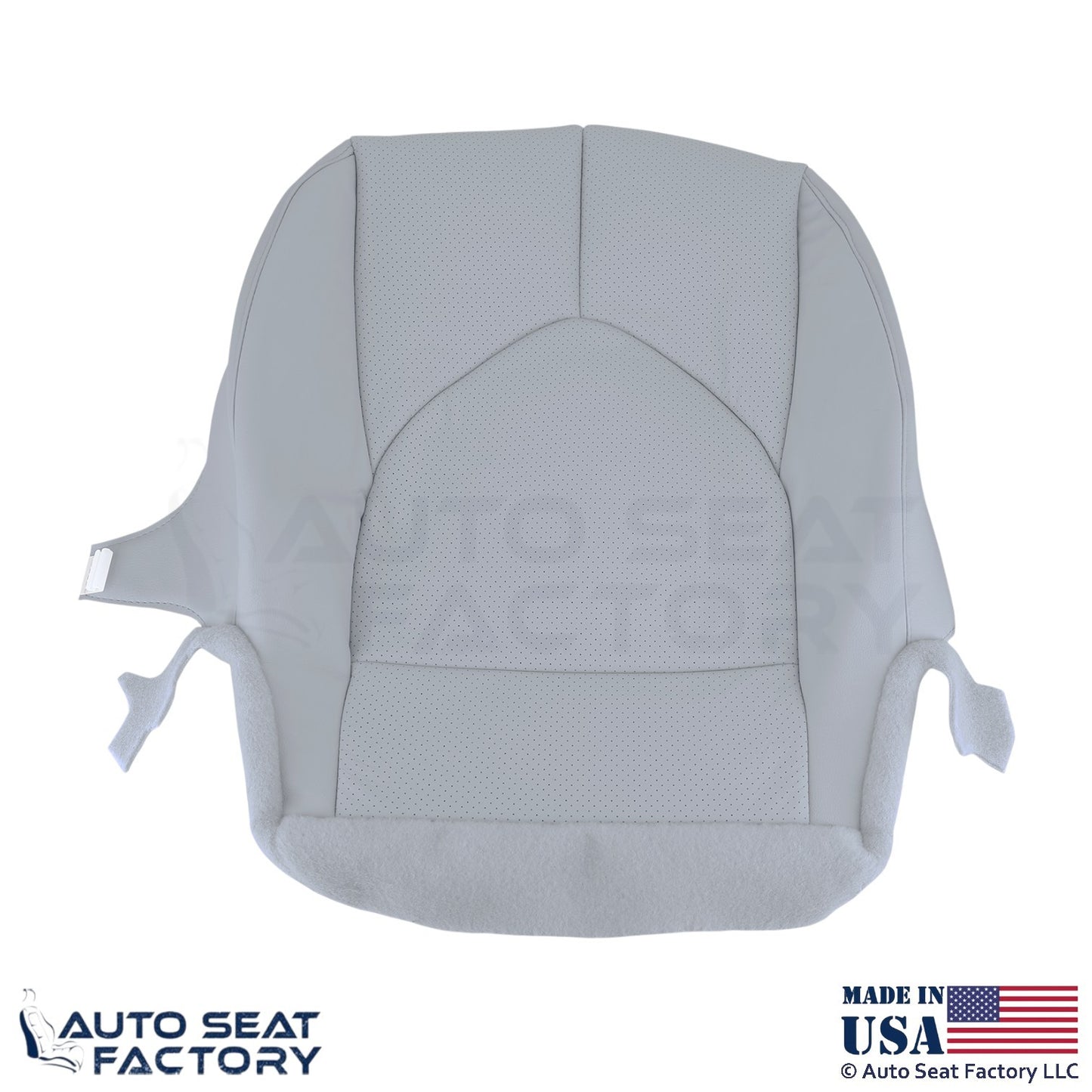 2020-2024 Fits Toyota Highlander Genuine Leather Passenger Bottom Cover Graphite - OEM-Style Replacement Seat Cover