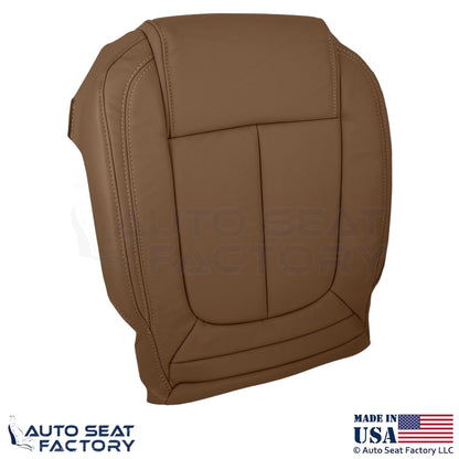 2014-2016 Fits Buick LaCrosse Genuine Leather Passenger Bottom Cover Choccachino - OEM-Style Replacement Seat Cover