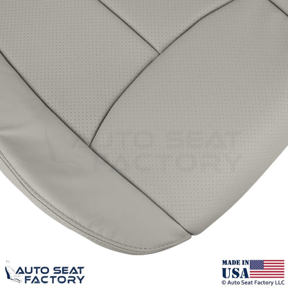 2011-2013 For Infiniti M37 M56 Genuine Leather Passenger Bottom Seat Cover Stone - OEM-Style Replacement Seat Cover