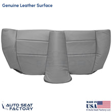 1998-2000 For BMW 323i Convertible Genuine Leather Rear Bench Bottom Cover Gray - OEM-Style Replacement Seat Cover