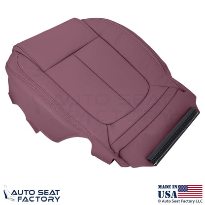 2014-2016 For Buick LaCrosse Genuine Leather Passenger Bottom Seat Cover Sangria - OEM-Style Replacement Seat Cover