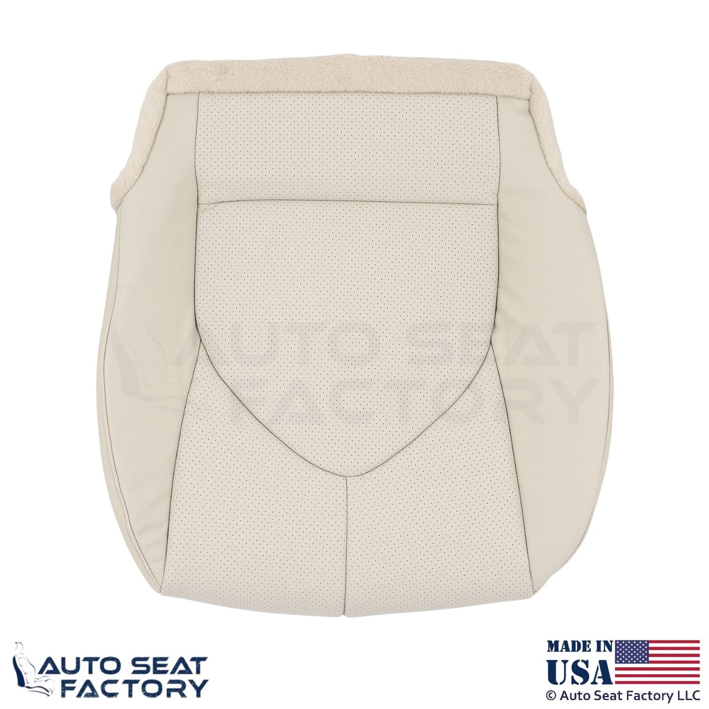 2020-2023 Fits Toyota Highlander Genuine Leather Bottom Covers Harvest Beige - OEM-Style Replacement Seat Cover