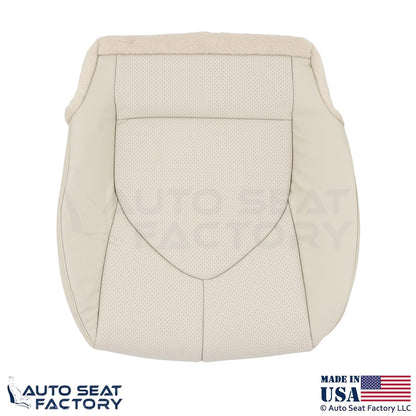 2020-2023 Fits Toyota Highlander Genuine Leather Bottom Covers Harvest Beige - OEM-Style Replacement Seat Cover