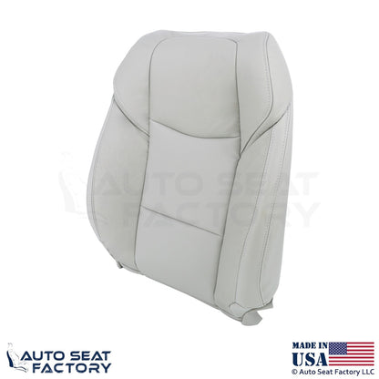 2015-2019 Fits Cadillac ATS Leather Front Passenger Top Seat Cover Light Neutral - OEM-Style Replacement Seat Cover