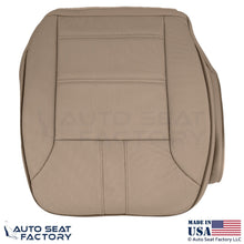 2010-2013 Fits Mercedes Benz R-Class Genuine Leather Front Bottom Covers Tan - OEM-Style Replacement Seat Cover