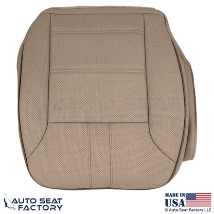2010-2013 Fits Mercedes Benz R-Class Genuine Leather Front Bottom Covers Tan - OEM-Style Replacement Seat Cover