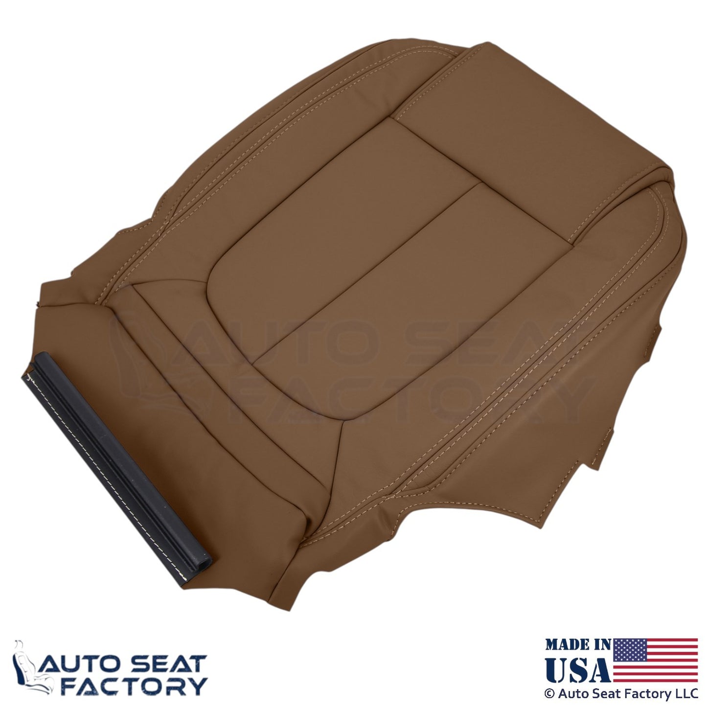 2014-2016 Fits Buick LaCrosse Genuine Leather Front Bottom Covers Choccachino - OEM-Style Replacement Seat Cover