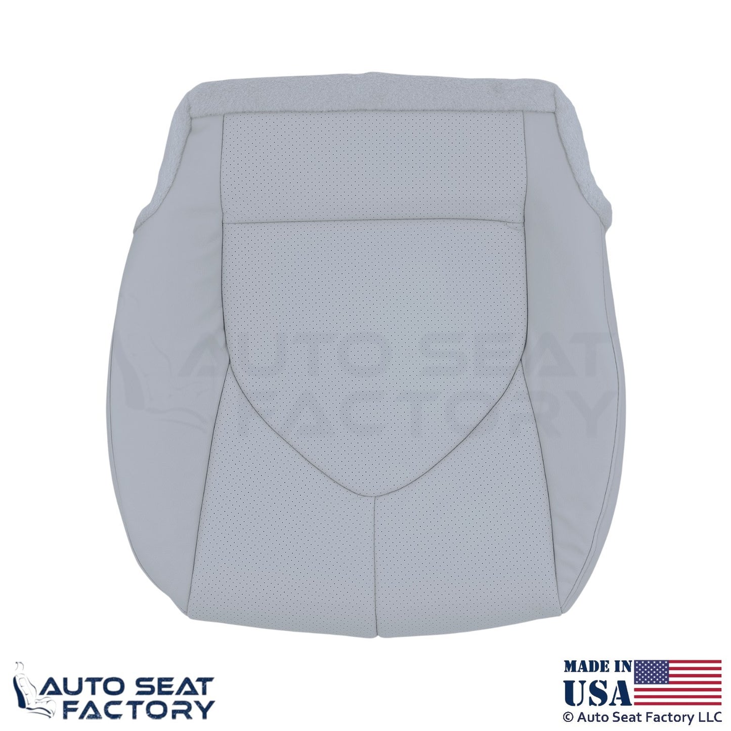 2020-2024 Fits Toyota Highlander Genuine Leather Front Bottom Covers Graphite - OEM-Style Replacement Seat Cover