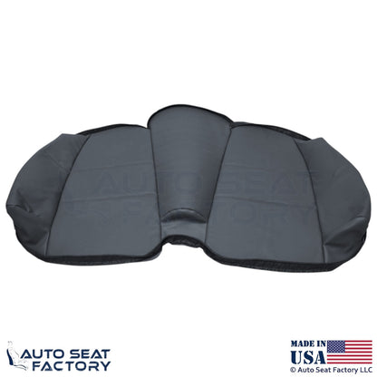 1998-2000 For BMW 323i Convertible Genuine Leather Rear Bench Bottom Cover Black - OEM-Style Replacement Seat Cover