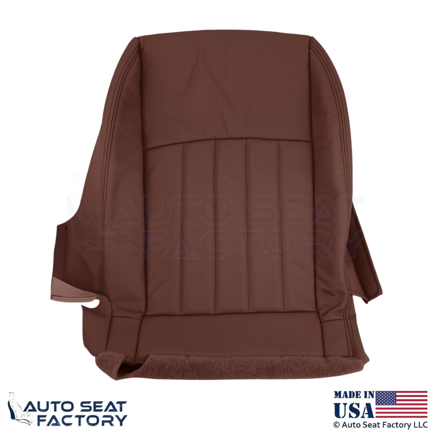 2008-2012 Fits Infiniti EX35 Genuine Leather Front Replacement Covers Chestnut - OEM-Style Replacement Seat Cover